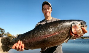 1-11-13 Tom Hayes - 20 lb 12 oz SUPER TROUT !!