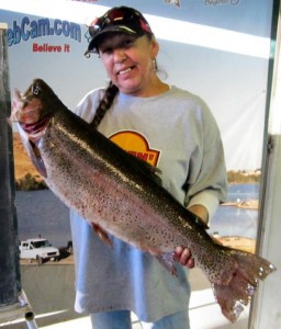 Donna Grass  HUGE TROUT !!