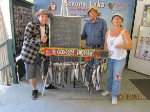 Corona fish report 6-19-13