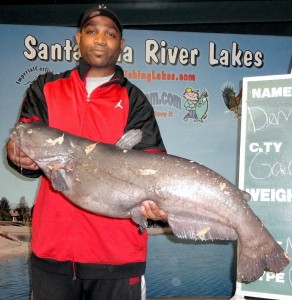 Demetric Ward - caught and released 24 pound catfish - SARL