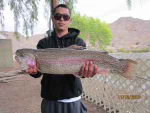 Sergio Solis - 10 pound trout - corona lake