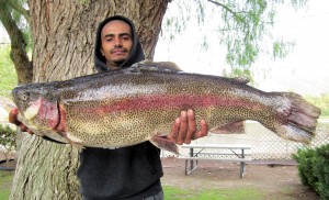Juan Carlos 19 + pound trout - Corona Lake
