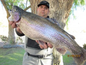 Bill Mytt -16 pound trout - corona lake (1)