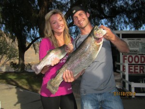 Brittany Hammond 10 pound 8 ounce trout - Corona Lake