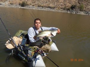 Santiago Henandez of Corona caught & released a 9 pound bass