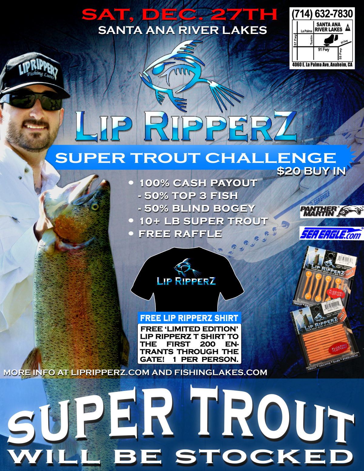 Lip Ripperz Ripper Ratz 12.27.14 Lip RipperZ Super Trout Challenge at Santa Ana River Lakes ...