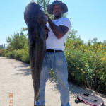 Avonte Taylor caught a monster 61 pound 9 ounce catfish