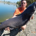 Ben Bullard of Orange was fishing for bass in the Catfish Lake and caught and released a 34 pound catfish
