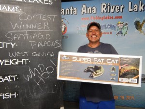 Santiago Palacios was the HOT SUMMER FLOAT TUBE GIVEAWAY WINNER