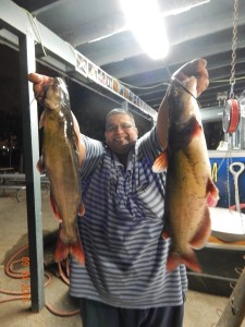Tony Avila of Anaheim caught 2 big cats a 8 pound catfish & a 5 pound catfish