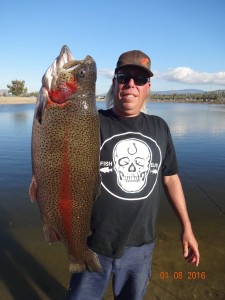 Paul Hansen of Newport Beach caught a 13 pound 8 ounce trout jpg