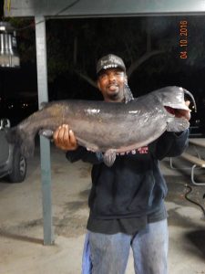 Rick with 23 pound catfish