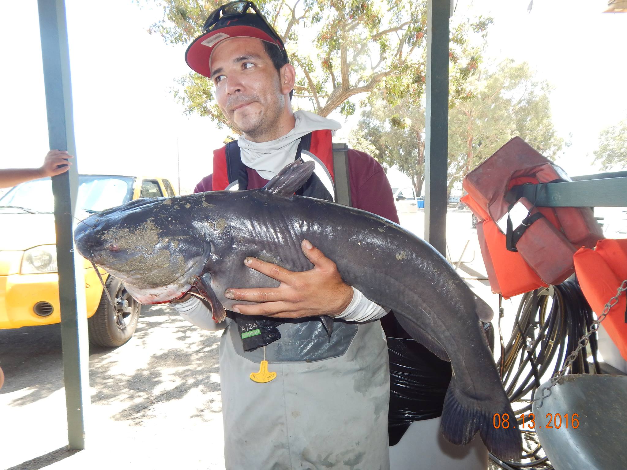 Frank M with 22 pound catfish at SARL